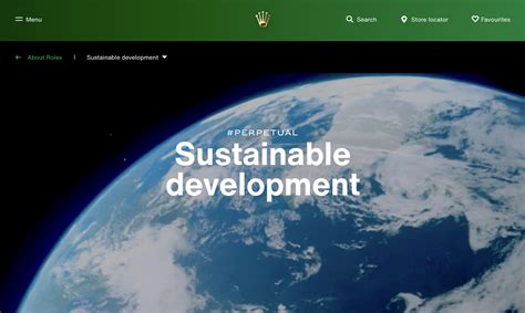 Rolex sustainability policy